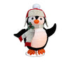 Holiday Living 24-in Freestanding Penguin Yard decoration with White LED Lights