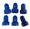 6-pack Trampoline Enclosure Blue Pole Caps for Skywalker Trampolines