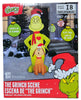 Gemmy 6 ft. LED Santa Grinch with Max Sitting Inflatable