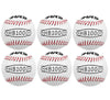 Hit Run Steal Official Size Baseballs for Youth and Adult Baseball Players 6-Pack