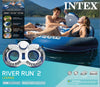 Intex River Run II Sport Lounge Inflatable Water Float 95.5in X 62in
