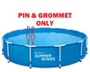 Replacement Summer Waves Pins for Active and Metal Frame Round Pools White
