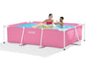 Intex Pink Rectangular Frame Above Ground Pool 86 5/8in x 59in x 23 5/8in