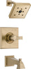 Delta Faucet Dryden Monitor 14 Series Tub and Shower Trim Champagne