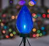 Home Accents Holiday 20 in Multi-Colored Giant C7 LED Pathway Lights 5-Pack