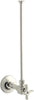 Insist on KOHLER quality. This 3/8" NPT angle supply features an annealed vertical tube and four-arm handle stop.