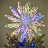 GE Color Choice 12inch Dual Color Starburst Christmas Tree Topper with 37 LED