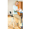 WENKO E2X Standing Support SECURA Multi-task Chair with Backrest White