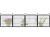 FXW Rollick Dog Playpen Decorative Garden Fence 23.6" X 22.2" (7.6 length) 4 Panels