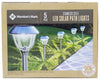 Member's Mark 5-Piece Stainless Steel LED Solar Path Lights 6in D x 20.5in H