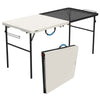 Lifetime 5 Foot Camping Table Fold-in-Half Compact and Portable