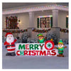 Gemmy 10FT Giant-Sized LED Merry Christmas Sign w/ Santa Clause & Elves Inflatable