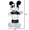 Disney 100th Anniversary 10FT Mickey Mouse in Metallic Fabric Christmas Inflatable
