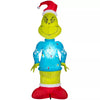 Dr. Seuss 10FT Inflatable Giant Grinch with Fuzzy Plush Fabric Christmas Inflatable