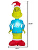 Dr. Seuss 10FT Inflatable Giant Grinch with Fuzzy Plush Fabric Christmas Inflatable