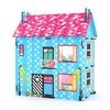 J'ADORE Girls' Doll Party House with 25 Pieces