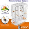 Vision II Model L12 KD Large Wire Bird Cage 36"H X 30"W X 15"D