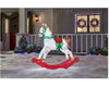 Gemmy 4 ft. LED Glimmer Tinsel Rocking Horse Holiday Yard Decoration