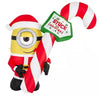 Gemmy 5Ft. Minion Stuart with "Stuck on Christmas" Candy Cane Holiday Inflatable