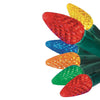 GE StayBright 150 LED C-5 Diamond Cut Lights Multicolor Green Wire 37.2 FT