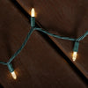 GE Energy Smart 150 LED Mini Faceted String Lights Warm White/Green Wire 49.6-FT
