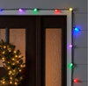 GE Energy Smart 100 LED C-9 Diamond Cut Lights Multicolor with Green Wire 66-FT