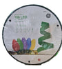 GE Energy Smart 100 LED C-9 Diamond Cut Lights Multicolor with Green Wire 66-FT