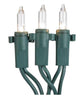 GE ConstantON 300-Count Clear Mini Incandescent Net Christmas Lights Green Wire