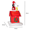 Gemmy Peanuts 8-ft Pre-Lit Snoopy and Woodstock on a Doghouse Christmas Inflatable