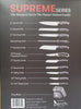 Supreme Series 19-Piece High Carbon Stainless Steel Knife Set in Gray Block