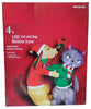 Gemmy 4 ft. LED Cat and Dog Mistletoe Scene Inflatable Christmas Inflatable