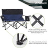 Aohanoi Oversize Loveseat Camping Chair Navy Blue
