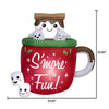 Holiday Time 4.5ft Tall Smores Spa Mug Christmas Inflatable