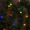 GE Color Choice Pre-lit 25-FT Artificial Garland with 50 Dual Color LED Lights