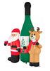 Home Accents Holiday 8FT Wine Lovers Scene Christmas Inflatable