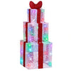 Gemmy Orchestra of Lights 3-Ft Gift Box Trio Yard Decor with LED Lights