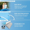Intex 8ft X 24in Easy Set Above Ground Swimming Pool ONLY (NO Pump) Blue