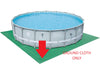 Replacement Coleman 22FT Ground Cloth for Above Ground Swimming Pools