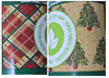 Double-Sided Roll KRAFT Christmas Gift Wrap 270 Sq. Ft. Total Christmas Plaid