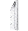 Double-Sided Foil Roll Christmas Gift Wrap 270 Sq. Ft. Total Silver