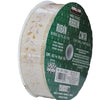 Kirkland Wire Edged Burlap Ribbon with Gold & Silver Glitter Accent 50yd X 1.5in