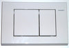 GEBERIT 115.777.11.1 Dual-Flush Actuator Plates from the Bolero Series, Alpine, White