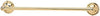 ALNO A9120-18-PB Towel Bar, polished brass