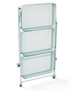 Member's Mark 3-Tier Foldable Rolling Cart in Aqua