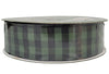 3-Pack Kirkland Signature Wire Edged Green and Black Plaid Ribbon 50 yards X 1.5 inches