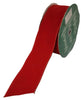 Kirkland Signature Wire-Edged Red Velvet Ribbon 2.5-inch W X 50 Yards