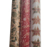 Kirkland Double-Sided Gift Wrap 3 Rolls Christmas Wrap 270 sq ft Brown/Red/White