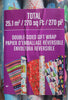 Kirkland Double-Sided Gift Wrap 3 Rolls Christmas Wrap 270 sq ft Blue/White/Navy
