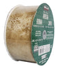 Kirkland Signature Wire Edged Gold Snowflake Metallic Sheer Ribbon 50yd x 2.5in