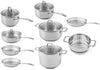 Member's Mark 14-Piece Tri-Ply Stainless Steel Cookware Set